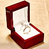 Gouden verlovingsring met kleurloze markiesdiamant GIA-gecertificeerd 1,00ct - model i4454