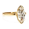 Gouden verlovingsring met kleurloze markiesdiamant GIA-gecertificeerd 1,00ct - model i4454