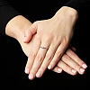 Bague tendance en or et diamants - modèle s043