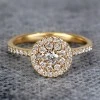 Cadeauring i023DiDi in goud met diamanten
