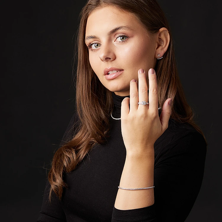 Verlobungsring i1061dipdi aus Gold mit Diamanten – GIA 1,00 ct