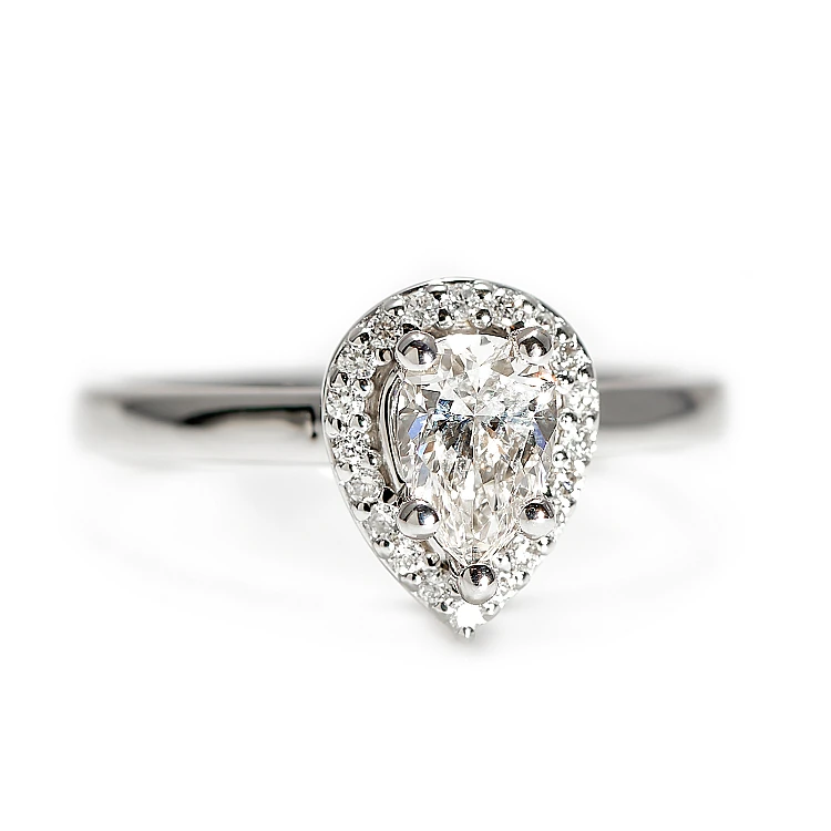 Verlobungsring i122060DiDi aus Gold mit Diamanten – GIA 0,50 ct – 0,70 ct