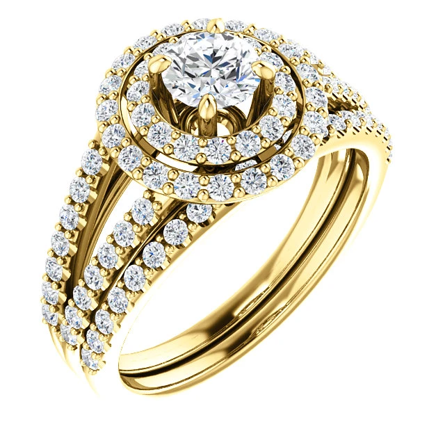 Verlobungsring i122101DiDi aus Gold mit Diamanten – GIA 0,30 ct – 0,40 ct