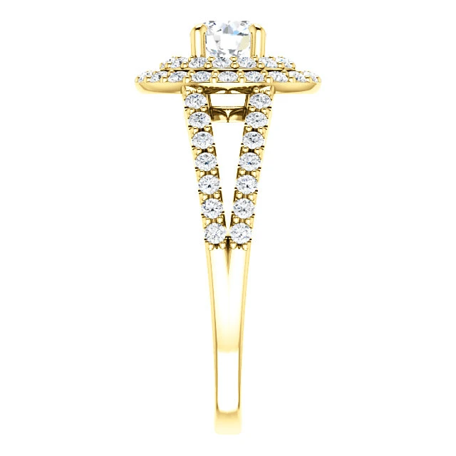 Verlobungsring i122101DiDi aus Gold mit Diamanten – GIA 0,30 ct – 0,40 ct