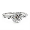 Verlobungsring i1628Didi in Gold mit Diamanten – GIA 0,30 ct – 0,40 ct