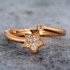 Cadeauring i536DiDi in goud met diamanten van het komeetmodel