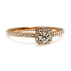 Bague de fiançailles en or avec diamants 0,20 ct - 0,25 ct - modèle i1420