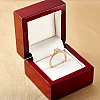 18k Gold Engagement Ring with GIA Certified Brilliant Diamond - model i1420