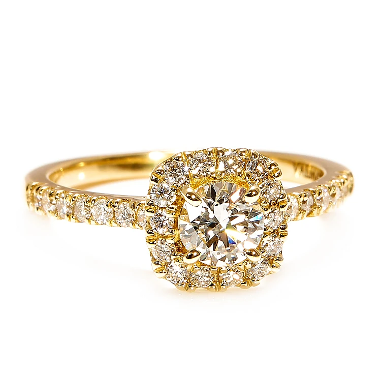 Anello di fidanzamento in oro con Diamante Brillante certificato GIA da 1,00 ct i1905DiDi