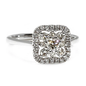 Gold-Verlobungsring mit Diamanten i3017DiDi