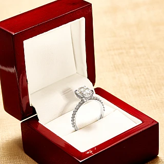 Tiffany Platinum Engagement Ring with Oval Diamond GIA