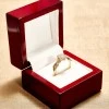 Nature-inspired Engagement Ring in 18k Gold or Platinum with 1.00ct GIA Certified Oval Diamond - model i4708