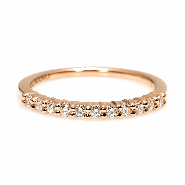 Bague cadeau en or avec diamants - modèle i018
