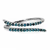 Bague cadeau en or avec diamants bleus - modèle i122750