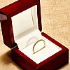 Anillo de oro semieternidad con diamantes - modelo i123194