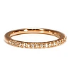 Anillo de oro semieternidad con diamantes - modelo i123194