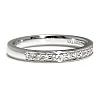 Goldener Geschenkring mit Diamanten - Modell FM2-2PT