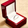 Goldener Geschenkring mit Diamanten - Modell FM2-2PT