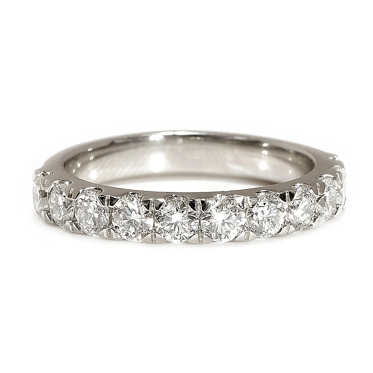 Gold- oder Platin-Geschenkring mit farblosen Diamanten – Modell FM4-7PT