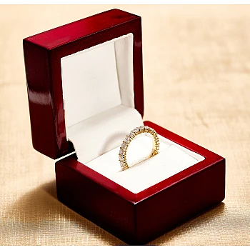 Anello dell'eternità in oro con diamanti incolori - modello i1230