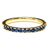 Bague cadeau en or avec saphirs - modèle i2029