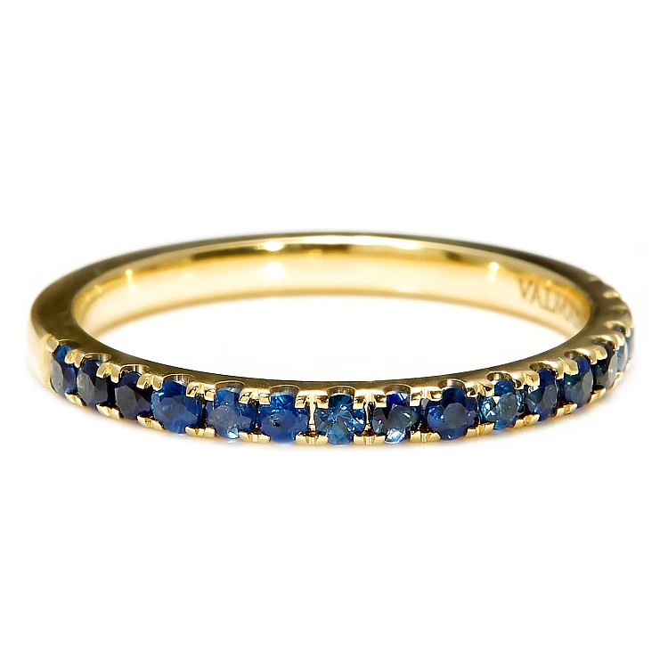 Bague cadeau en or avec saphirs - modèle i2029
