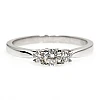 18k Gold Engagement Ring with GIA Certified Brilliant Diamond - model i025
