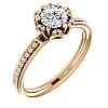 Anello di fidanzamento i121997DiDi in oro con diamanti - GIA 0,30 ct - 0,40 ct