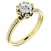 Anello di fidanzamento i121997DiDi in oro con diamanti - GIA 0,30 ct - 0,40 ct