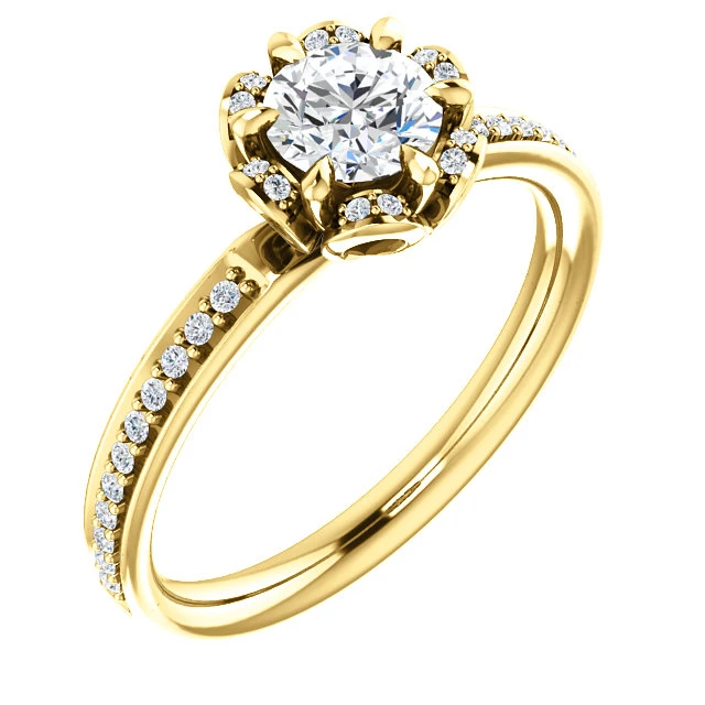 Anello di fidanzamento i121997DiDi in oro con diamanti - GIA 0,30 ct - 0,40 ct
