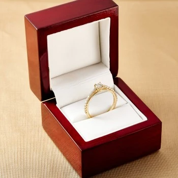 i122096DiDi Gold-Verlobungsring mit Diamanten 0,20 ct – 0,25 ct