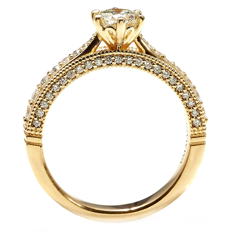 Verlobungsring i122474DiDi aus Gold mit Diamanten – GIA 0,50 ct – 0,70 ct