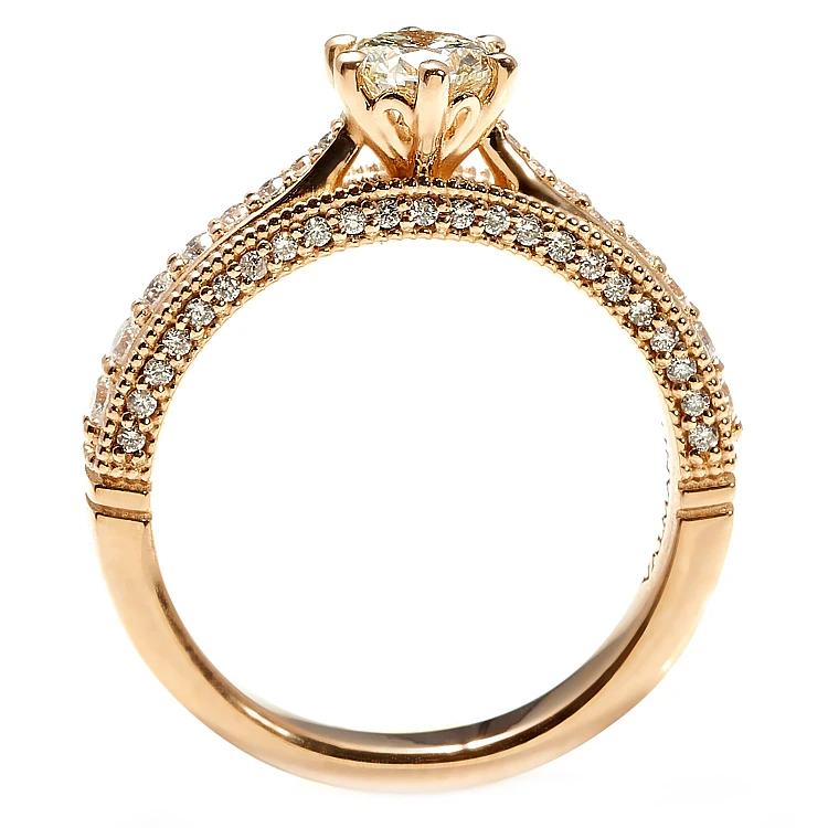 Verlobungsring i122474DiDi aus Gold mit Diamanten – GIA 0,50 ct – 0,70 ct