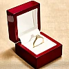 Anillo de compromiso de oro amarillo de 14 quilates con diamante amarillo cultivado en laboratorio con certificación IGI - modelo i122604