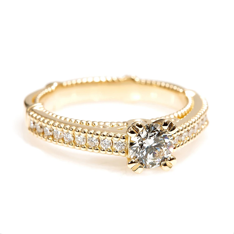 Anello di fidanzamento modello Verragio i636Didi in Oro con Diamanti - GIA 0,50ct - 0,70ct