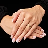 Anello di fidanzamento SideStone in oro 18 carati con diamante rotondo certificato GIA e diamanti secondari - modello i660