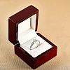 18k Gold SideStone Engagement Ring with GIA Certified Princess Diamond - model i882