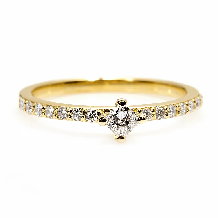 Verlobungsring i1227907DiDi aus Gold mit Diamanten – GIA 0,30 ct – 0,40 ct