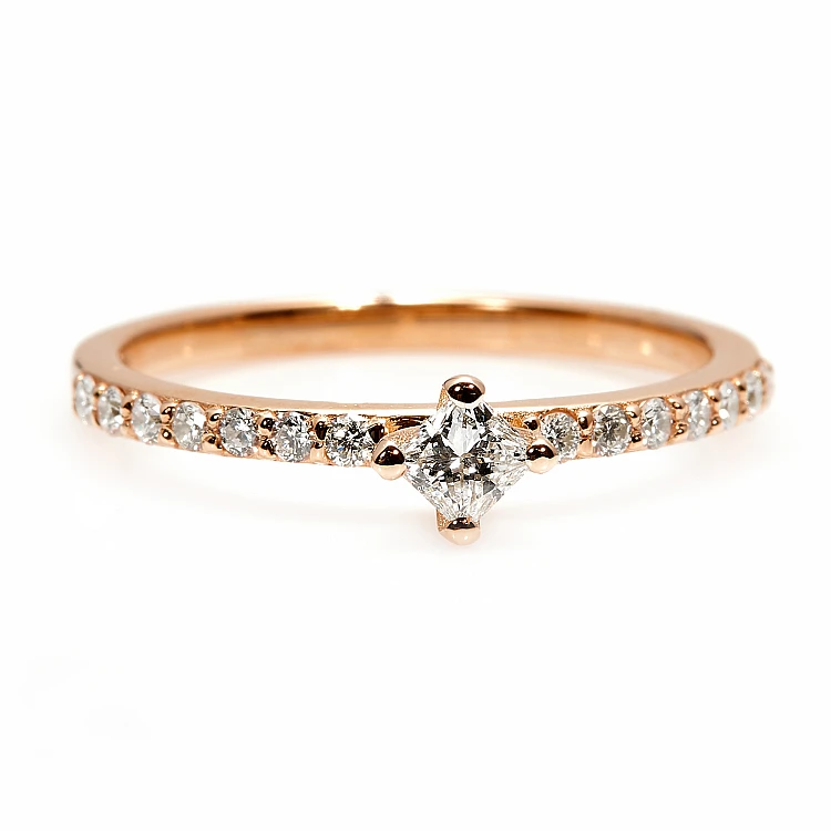 Verlobungsring i1227907DiDi aus Gold mit Diamanten – GIA 0,30 ct – 0,40 ct