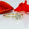 Verlobungsring i1692didi aus Gold mit Diamanten – GIA 0,30 ct – 0,40 ct
