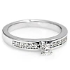 Bague de fiançailles en or et diamants 0,20 ct - 0,25 ct - modèle i2321