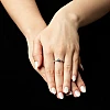 Bague de fiançailles en or avec diamant bleu et diamants incolores - modèle i2649