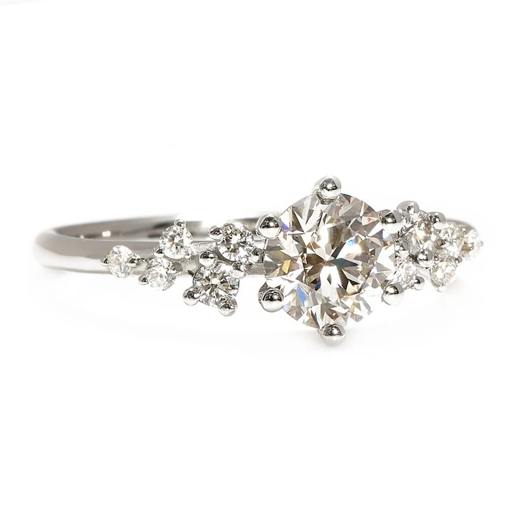 Gold Engagement Ring with GIA Certified Diamond 1.00ct - model i3122