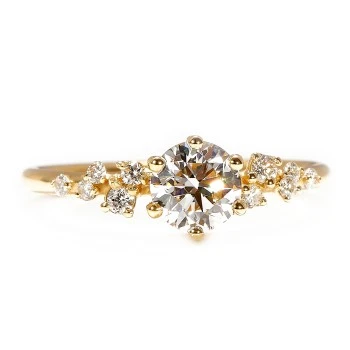 18k Gold or Platinum Engagement Ring with GIA Certified Diamond 1.00ct - model i3122