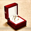Anello di fidanzamento in oro con diamante sintetico a taglio marquise certificato IGI - modello i122376