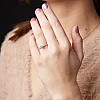 Anillo de compromiso de oro de 18k o platino con diamante central certificado por GIA de 0,50ct o 0,70ct y diamantes secundarios - modelo i504p4