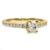 Verlobungsring i645dchdi Modell Tiffany Novo in Gold mit Diamanten – GIA 0,50 ct – 0,70 ct