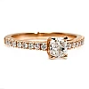 Verlobungsring i645dchdi Modell Tiffany Novo in Gold mit Diamanten – GIA 0,50 ct – 0,70 ct