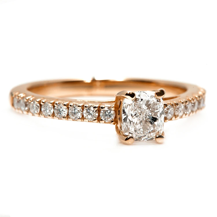 Verlobungsring i645dchdi Modell Tiffany Novo in Gold mit Diamanten – GIA 0,50 ct – 0,70 ct