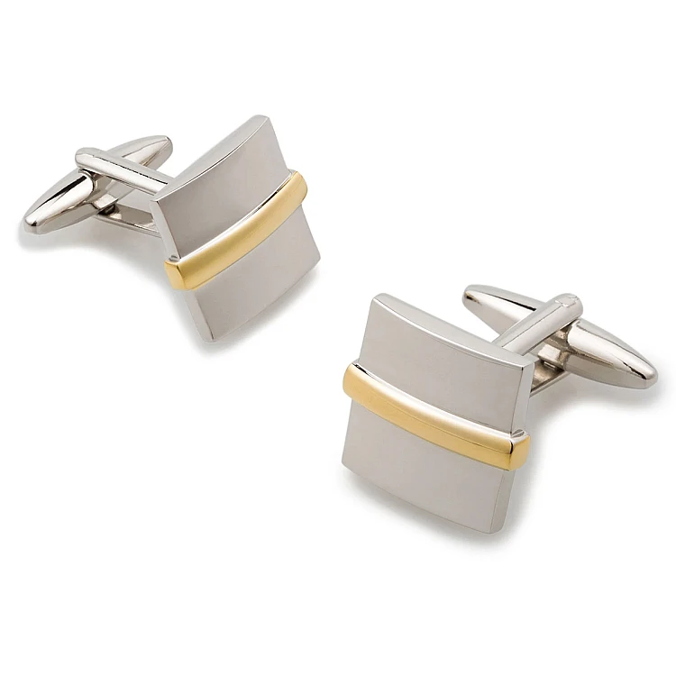 Boutons bicolores or ou platine - modèle bt1962